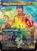 Wakka, Devoted Guardian (Borderless) (Chocobo Track Foil) [FINAL FANTASY Commander] - Destination Retro
