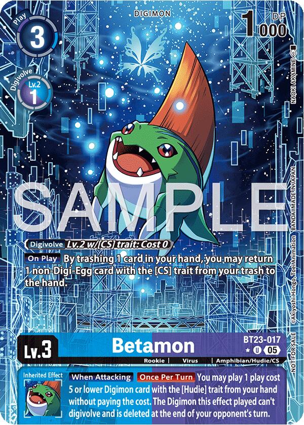 Betamon [BT23-017] (Hacker's Slumber Box Promotion Pack) [Hackers' Slumber] - Destination Retro