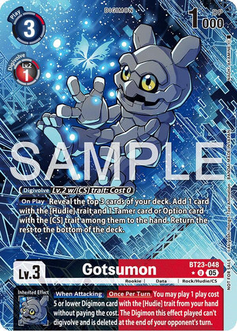 Gotsumon [BT23-048] (Hacker's Slumber Box Promotion Pack) [Hackers' Slumber] - Destination Retro
