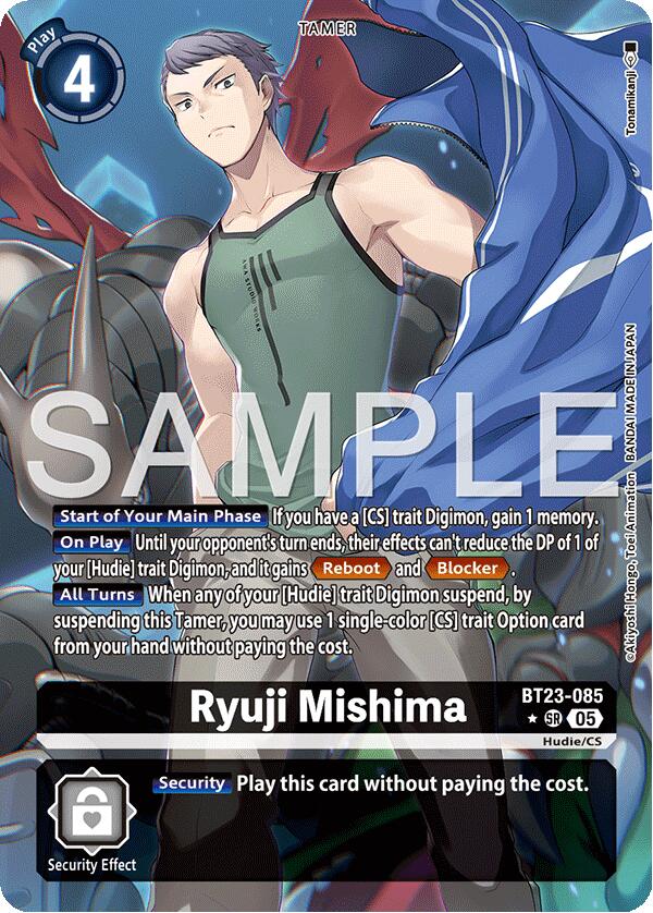 Ryuji Mishima [BT23-085] (Alternate Art) [Hackers' Slumber] - Destination Retro