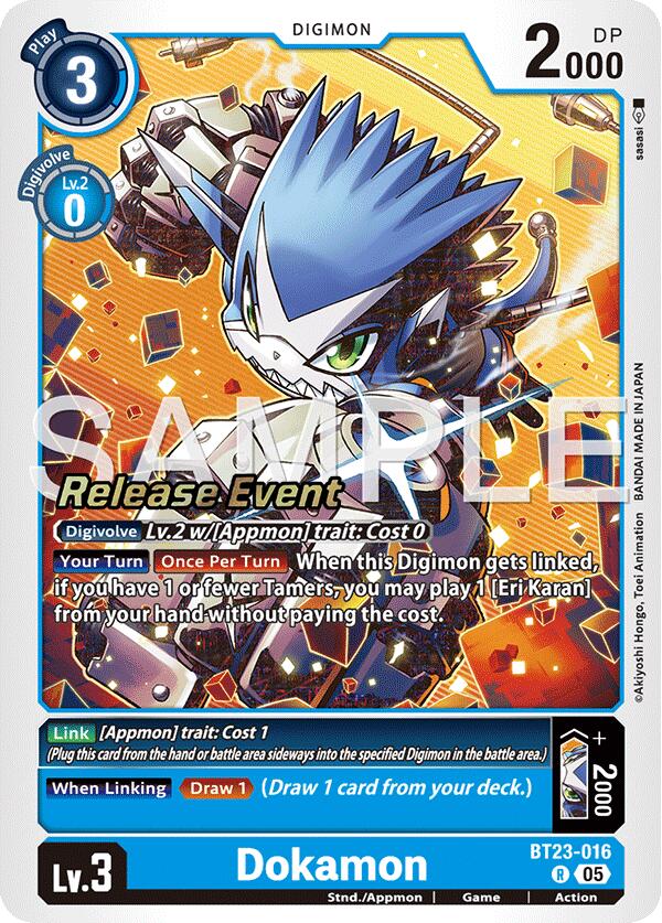 Dokamon [BT23-016] [Hackers' Slumber Release Event Cards] - Destination Retro
