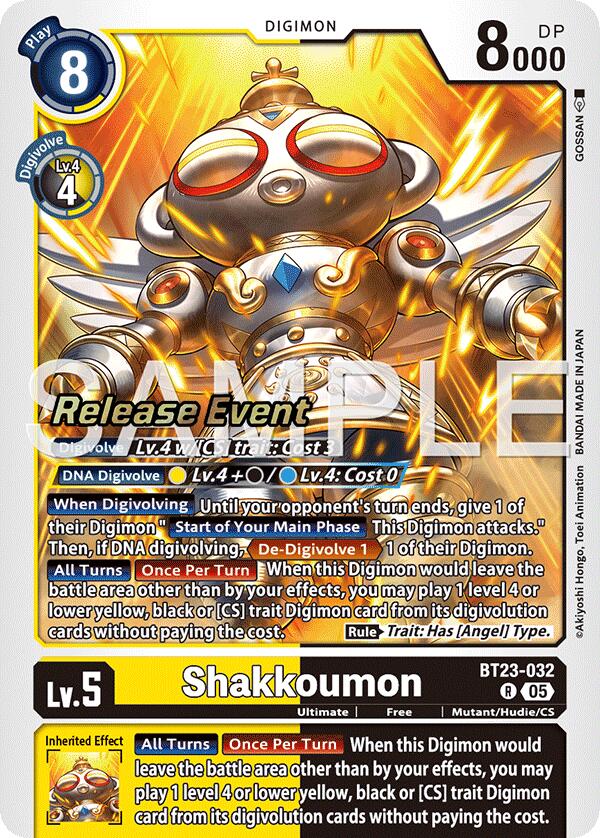 Shakkoumon [BT23-032] [Hackers' Slumber Release Event Cards] - Destination Retro