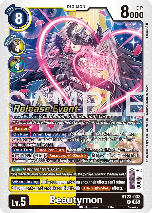 Beautymon [BT23-033] [Hackers' Slumber Release Event Cards] - Destination Retro