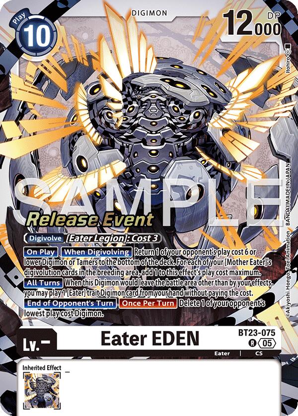 Eater EDEN [BT23-075] [Hackers' Slumber Release Event Cards] - Destination Retro