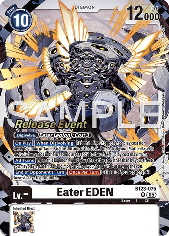 Eater EDEN [BT23-075] [Hackers' Slumber Release Event Cards] - Destination Retro