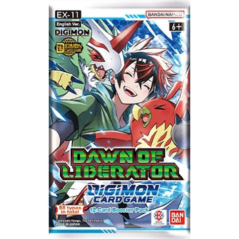 DIGIMON CARD GAME - DAWN OF LIBERATOR BOOSTER PACK (AVAILABLE FEBRUARY 13) - Destination Retro