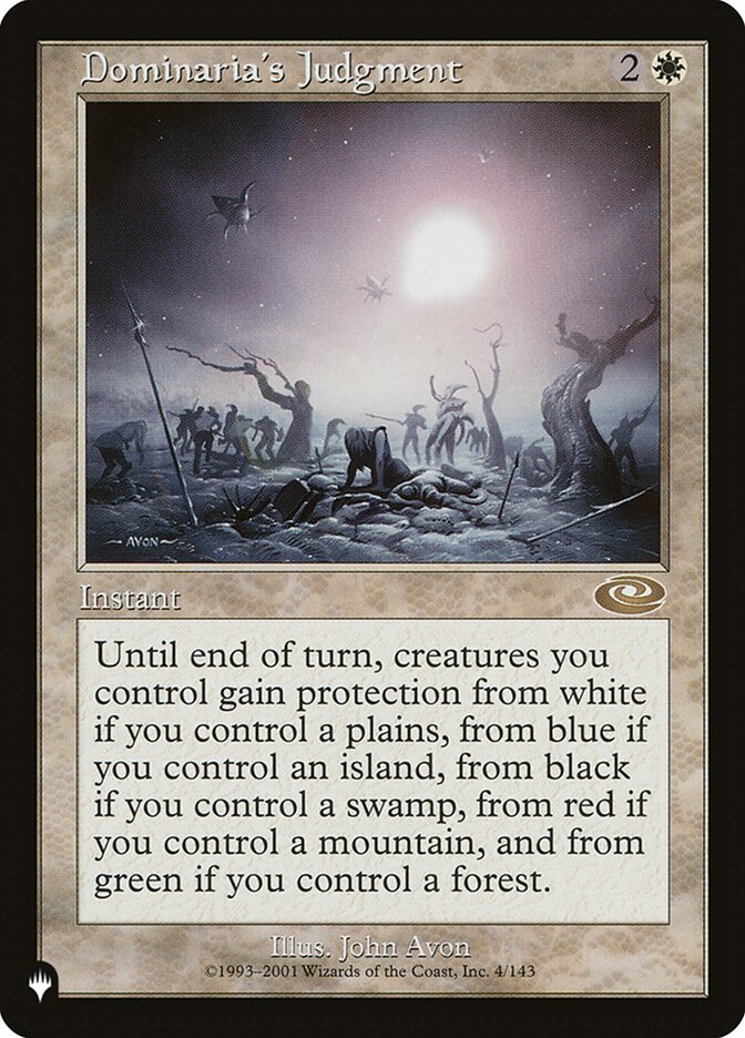 Dominaria's Judgment [The List] - Destination Retro