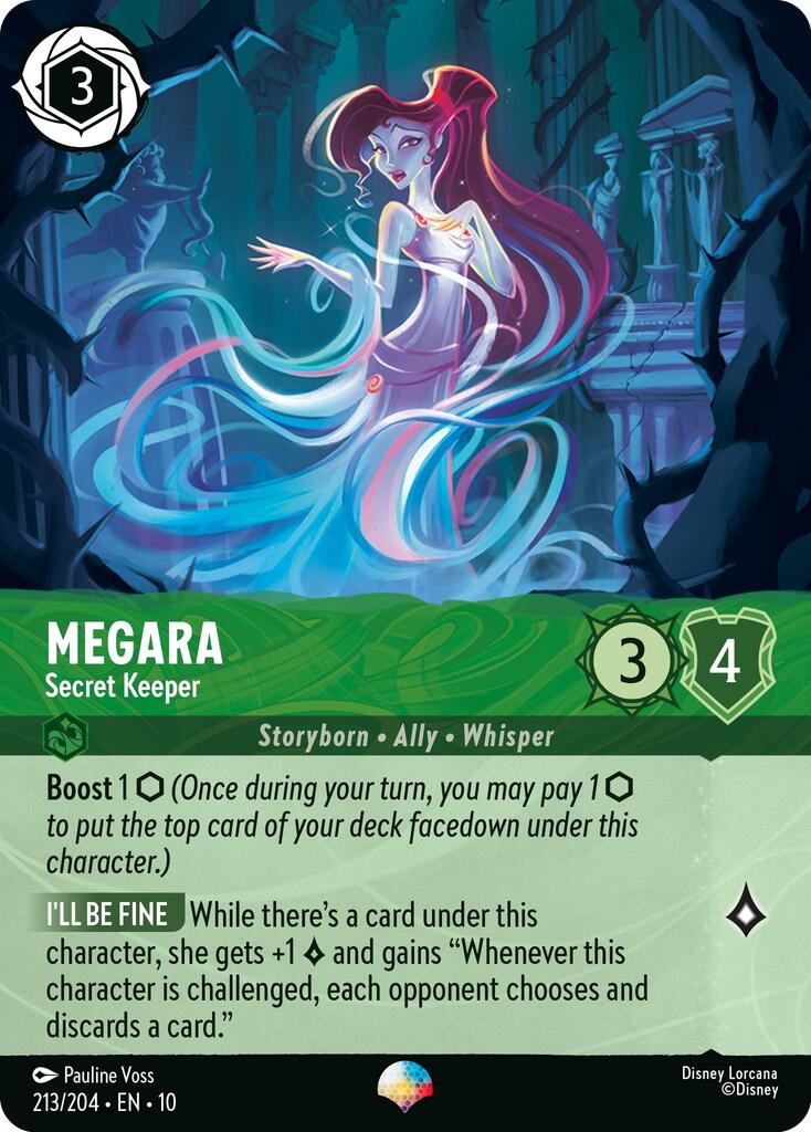Megara - Secret Keeper (Epic) (213/204) [Whispers in the Well] - Destination Retro
