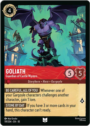 Goliath - Guardian of Castle Wyvern (119/204) [Whispers in the Well] - Destination Retro