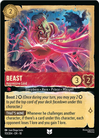 Beast - Aggressive Lord (113/204) [Whispers in the Well] - Destination Retro