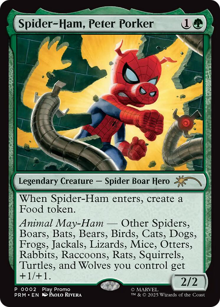 Spider-Ham, Peter Porker [Wizards Play Network 2025] - Destination Retro