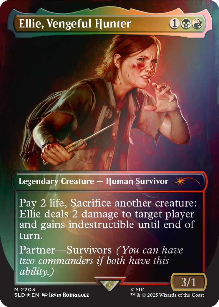 Ellie, Vengeful Hunter (Rainbow Foil) [Secret Lair Drop Series] - Destination Retro