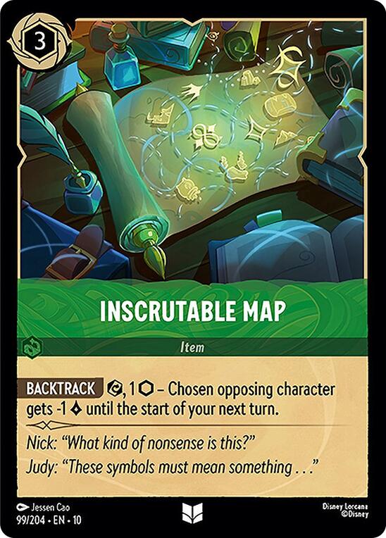 Inscrutable Map (99/204) [Whispers in the Well] - Destination Retro