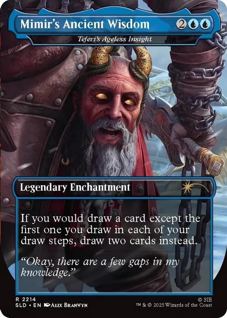 Mimir's Ancient Wisdom - Teferi's Ageless Insight [Secret Lair Drop Series] - Destination Retro