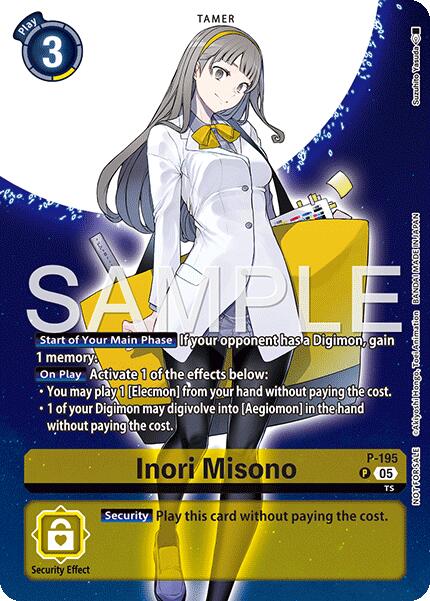 Inori Misono [P-195] (Digimon Story: Time Stranger Promo Pack) [Promotional Cards] - Destination Retro