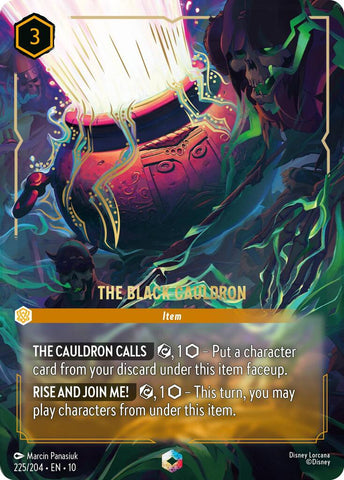 The Black Cauldron (Enchanted) (225/204) [Whispers in the Well] - Destination Retro