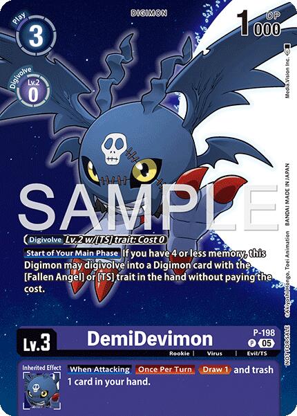 DemiDevimon [P] (Digimon Story: Time Stranger Promo Pack) [Promotional Cards] - Destination Retro