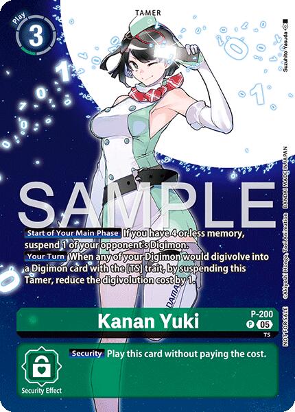 Kanan Yuki [P] (Digimon Story: Time Stranger Promo Pack) [Promotional Cards] - Destination Retro