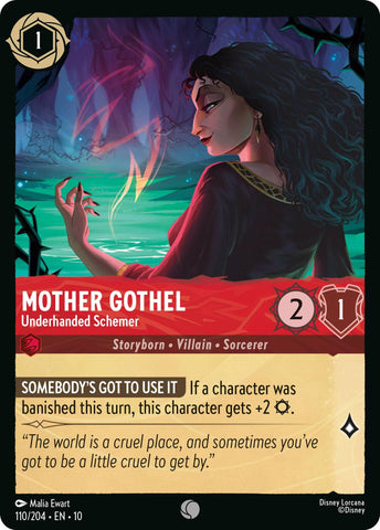 Mother Gothel - Underhanded Schemer (110/204) [Whispers in the Well] - Destination Retro