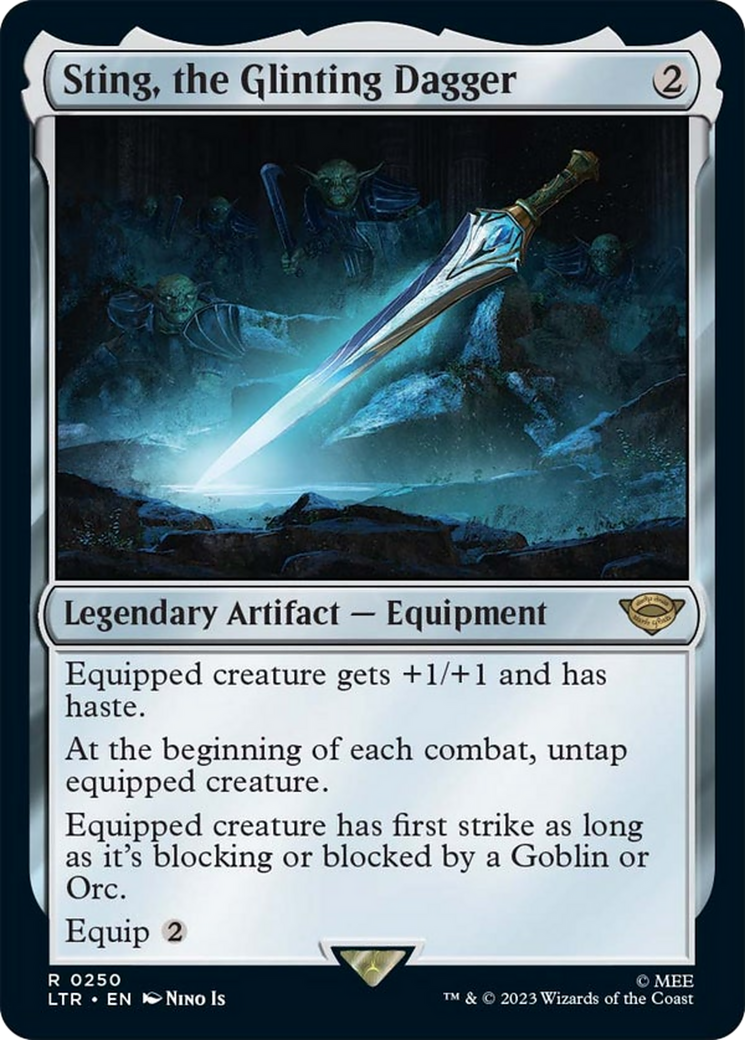 Sting, the Glinting Dagger [The Lord of the Rings: Tales of Middle-Earth] - Destination Retro