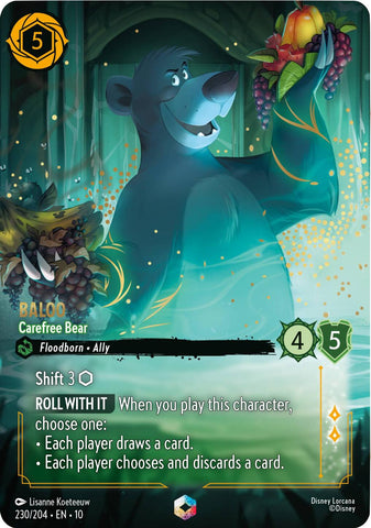 Baloo - Carefree Bear (Enchanted) (230/204) [Whispers in the Well] - Destination Retro
