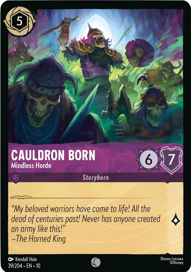 Cauldron Born - Mindless Horde (39/204) [Whispers in the Well] - Destination Retro
