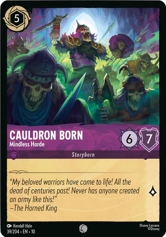 Cauldron Born - Mindless Horde (39/204) [Whispers in the Well] - Destination Retro
