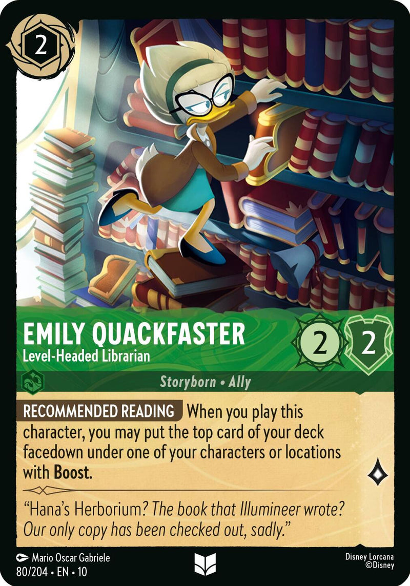 Emily Quackfaster - Level-Headed Librarian (80/204) [Whispers in the Well] - Destination Retro