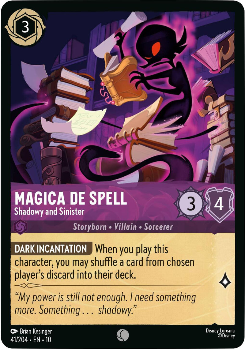 Magica De Spell - Shadowy and Sinister (41/204) [Whispers in the Well] - Destination Retro