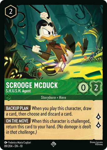 Scrooge McDuck - S.H.U.S.H. Agent (89/204) [Whispers in the Well] - Destination Retro