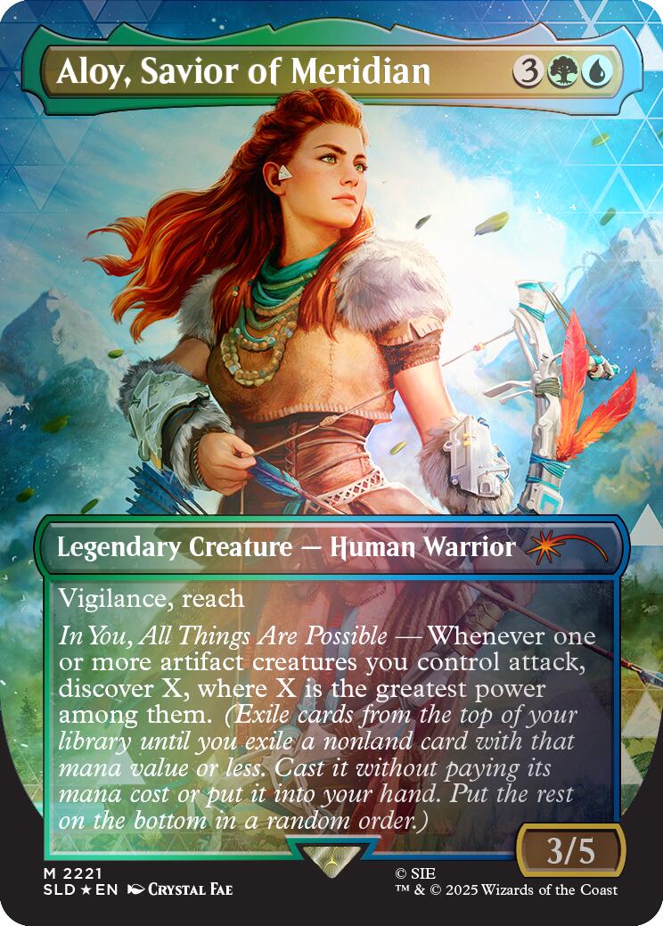 Aloy, Savior of Meridian (Rainbow Foil) [Secret Lair Drop Series] - Destination Retro