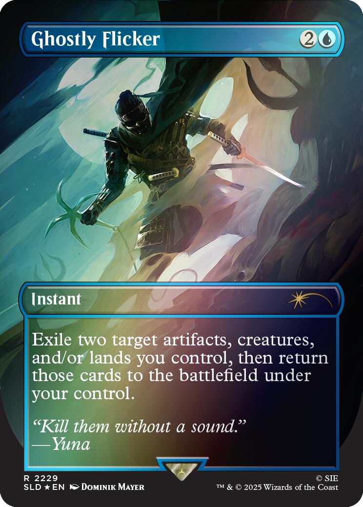 Ghostly Flicker (Rainbow Foil) [Secret Lair Drop Series] - Destination Retro