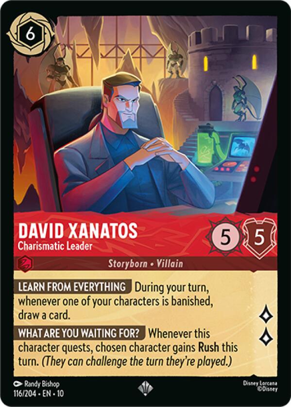 David Xanatos - Charismatic Leader (116/204) [Whispers in the Well] - Destination Retro