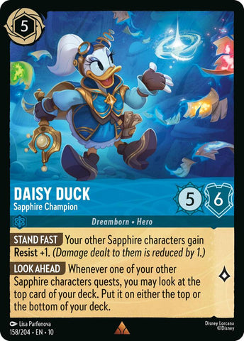 Daisy Duck - Sapphire Champion (158/204) [Whispers in the Well] - Destination Retro