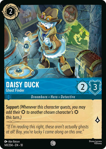 Daisy Duck - Ghost Finder (141/204) [Whispers in the Well] - Destination Retro