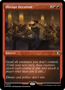 Disrupt Decorum (Foil Etched) [Commander Masters] - Destination Retro