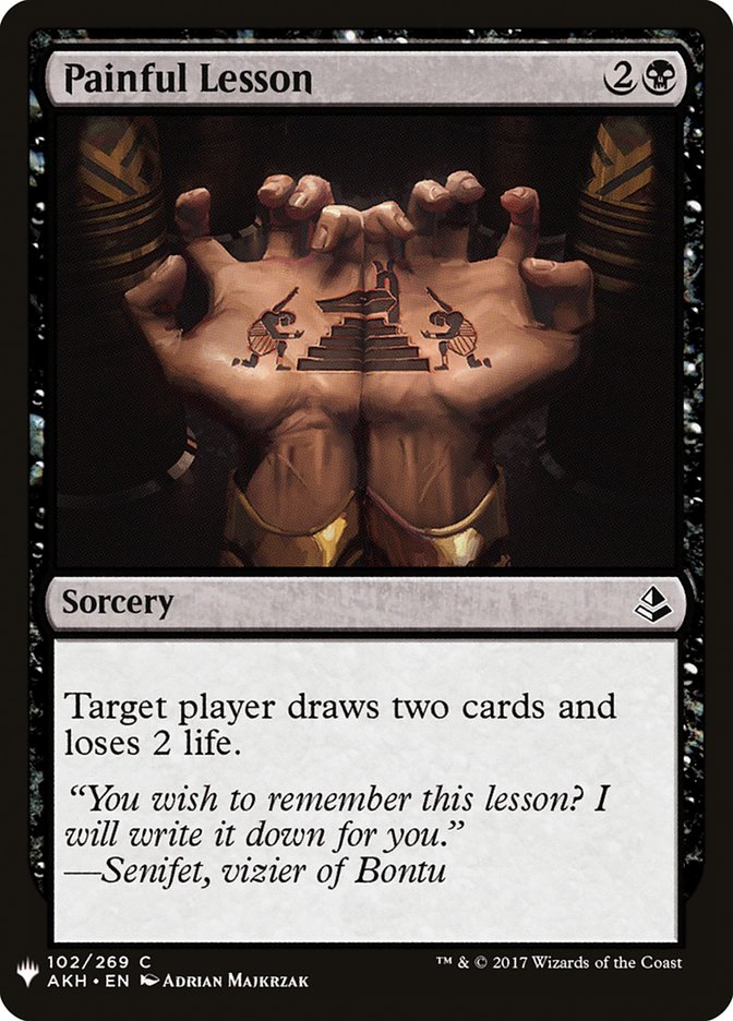 Painful Lesson [Mystery Booster] - Destination Retro