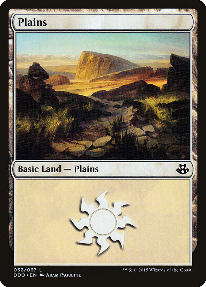 Plains (32) [Duel Decks: Elspeth vs. Kiora] - Destination Retro