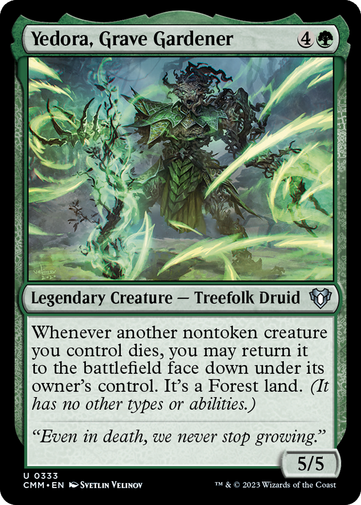 Yedora, Grave Gardener [Commander Masters] - Destination Retro