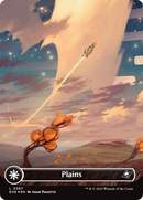 Plains (0367) (Borderless) (Galaxy Foil) [Edge of Eternities] - Destination Retro