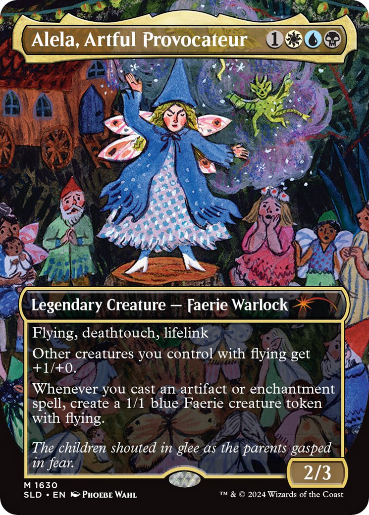 Alela, Artful Provocateur (1630) (Rainbow Foil) [Secret Lair Drop Series] - Destination Retro