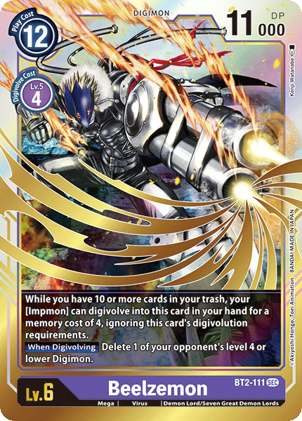 Beelzemon [BT2-111] [Release Special Booster Ver.1.0] - Destination Retro