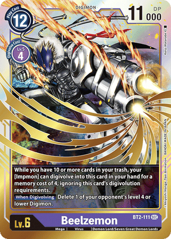 Beelzemon [BT2-111] [Release Special Booster Ver.1.0] - Destination Retro