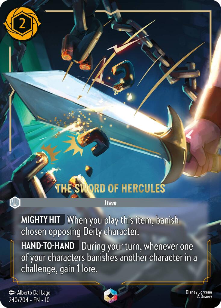 The Sword of Hercules (Enchanted) (240/204) [Whispers in the Well] - Destination Retro