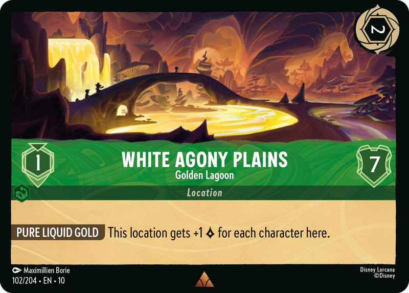 White Agony Plains - Golden Lagoon (102/204) [Whispers in the Well] - Destination Retro