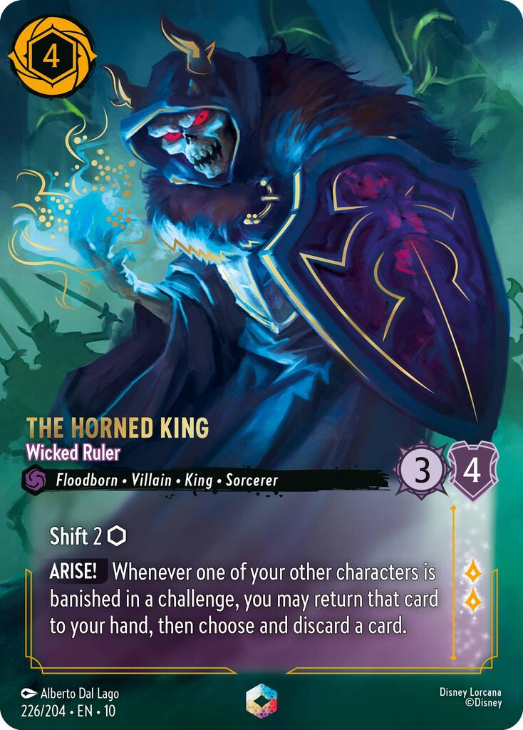 The Horned King - Wicked Ruler (Enchanted) (226/204) [Whispers in the Well] - Destination Retro
