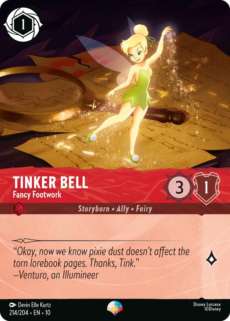 Tinker Bell - Fancy Footwork (Epic) (214/204) [Whispers in the Well] - Destination Retro