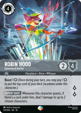 Robin Hood - Ephemeral Archer (Epic) (221/204) [Whispers in the Well] - Destination Retro