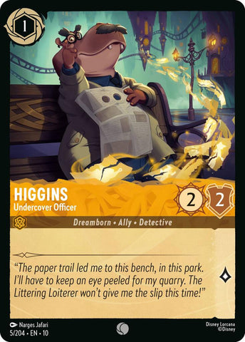 Higgins - Undercover Officer (5/204) [Whispers in the Well] - Destination Retro