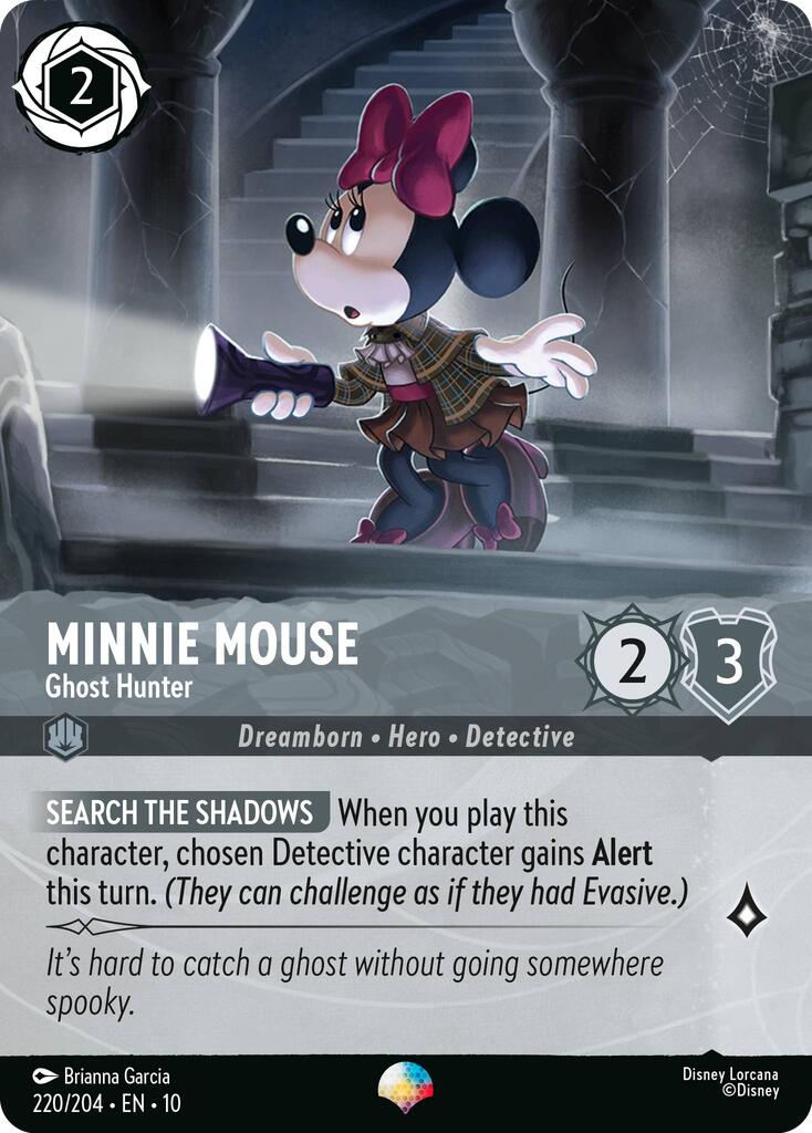 Minnie Mouse - Ghost Hunter (Epic) (220/204) [Whispers in the Well] - Destination Retro